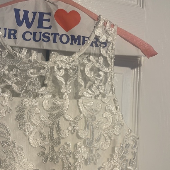 Rare Editions sleeveless Youth girls dress size 16 - Picture 6 of 12